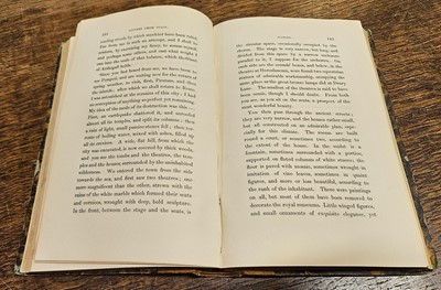 Lot 369 - Shelley (Percy Bysshe). Essays, Letters from Abroad, 2 volumes, 1st edition, 1840