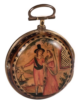 Lot 385 - Pocket Watch. An English 18th century pair case pocket watch by William Howard circa 1780