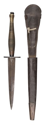 Lot 328 - Fighting Knife. WWII Fairbairn-Sykes 2nd Pattern Fighting Knife by Wilkinson Sword Co Ltd