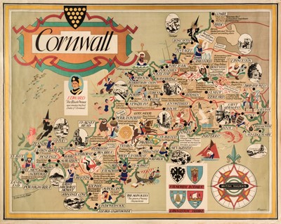 Lot 207 - Cornwall. Bowyer (Dan). Cornwall, published for British Railways, circa 1950