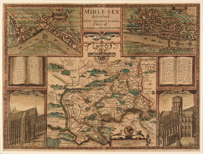 Lot 116 - Middlesex. Speed (John). Midle-Sex described..., George Humble [1611 - 27]