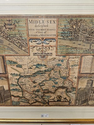 Lot 107 - Middlesex. Speed (John). Midle-Sex described..., George Humble [1611 - 27]