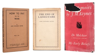 Lot 399 - Keynes (John Maynard). The End of Laissez-Faire, 1st edition, London: The Hogarth Press, 1926