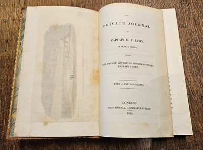 Lot 27 - Lyon (George Francis). The Private Journal, 1824