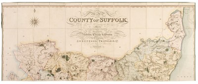 Lot 247 - Suffolk. Greenwood (C. & J.), Map of the County of Suffolk..., September 26th 1825