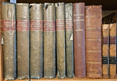 Lot 39 - Lysons (Daniel). The Environs of London, 6 volumes, 1792-1800