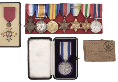 Lot 273 - Lloyd's War Medal for 'Bravery at Sea' Medal Group - Captain A.M. Caird, OBE