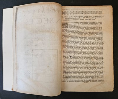 Lot 179 - Moffett (Thomas). The Theatre of Insects: or, Lesser living Creatures, London: by E.C., 1658