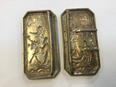 Lot 167 - Chinese white metal work, circa 19-20th century