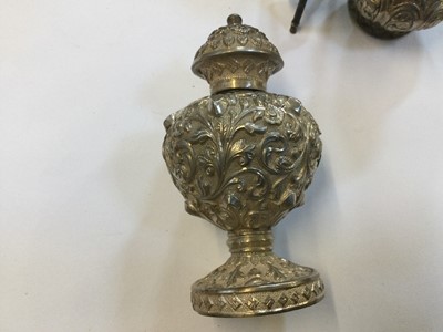 Lot 167 - Chinese white metal work, circa 19-20th century