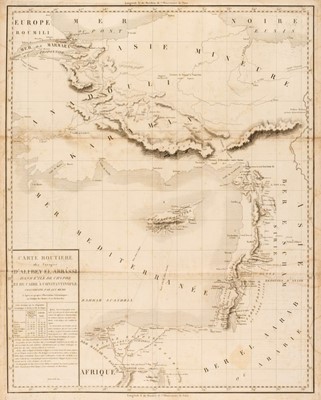 Lot 4 - Bey (Ali). Explication des planches composant L'Atlas, atlas volume only, 1814