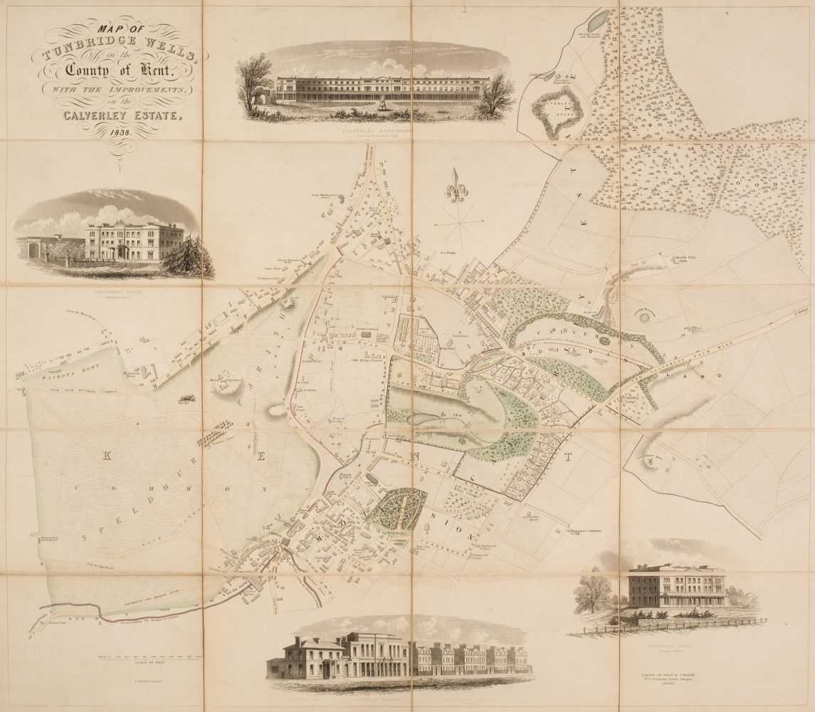 Lot 221 - Folding Maps. A collection of twenty-one