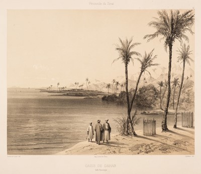 Lot 23 - Laval (M. Lottin de). Voyage dans la Péninsule arabique, atlas volume only, 1st edition, 1855-59