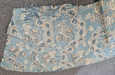 Lot 420 - Fabric. A collection of 18th century fabric pieces