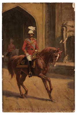 Lot 273 - Jones (Adrian, 1845-1938). 'King George V, Emperor of India, Delhi 1912'