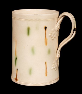 Lot 347 - Pottery. A Creamware Pottery Mug, probably Leeds