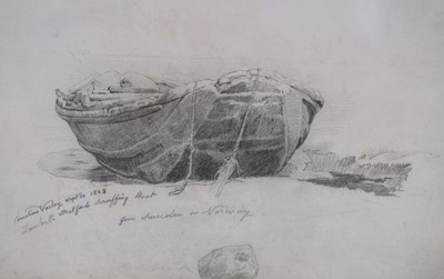 Lot 95 - Varley (Cornelius, 1781-1873). A Scruffing Boat at Lambeth, 1823