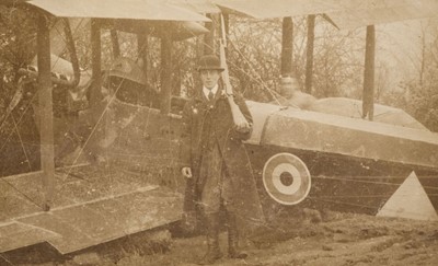 Lot 254 - WWI Postcards. An album of WWI period British and French postcards and real photographs (appro. 190)