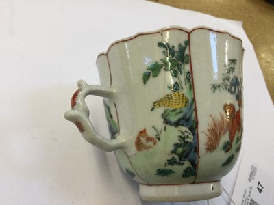 Lot 47 - Teawares. Five tea wares with quail motifs