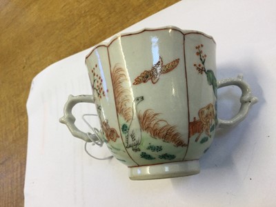 Lot 47 - Teawares. Five tea wares with quail motifs