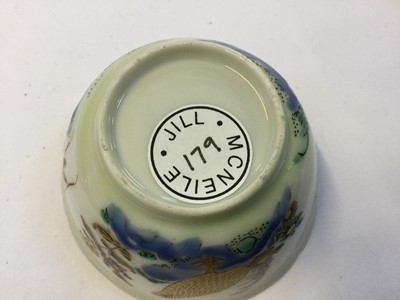 Lot 47 - Teawares. Five tea wares with quail motifs