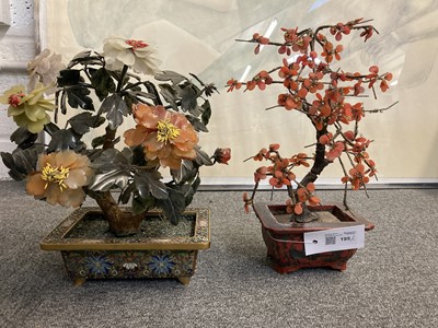 Lot 195 - Chinese bonsai tree display, late 19th or early 20th century