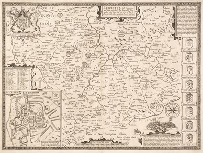 Lot 103 - Leicestershire. Speed (John), Leicester both Countye and Citie Described..., [1627]