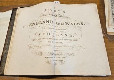Lot 84 - Cary (G. & J. ). Cary's Improved Map of England and Wales..., 1832