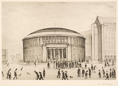 Lot 268 - Lowry (Laurence Stephen, 1887-1976). The Reference Library, Manchester, 1972