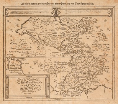 Lot 72 - Americas. Munster (Sebastian), Americae sive novi orbis..., [1588 - 1628]