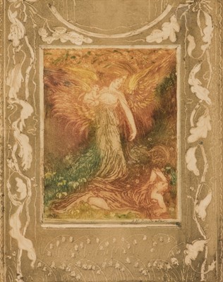 Lot 235 - Bridgwater (H.M., early 20th century). Angel Watching, colour etching on paper