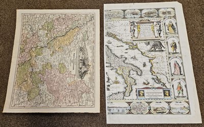 Lot 96 - Europe. A collection of 19 maps, 17th - 19th-century