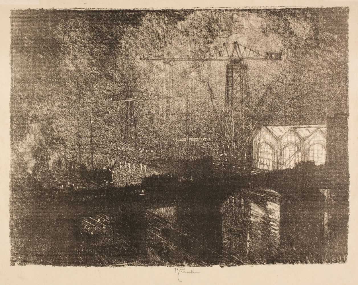 Lot 233 - Pannell (Joseph, 1857-1926). Ships at Night, Changing Shifts, 1916..., and others