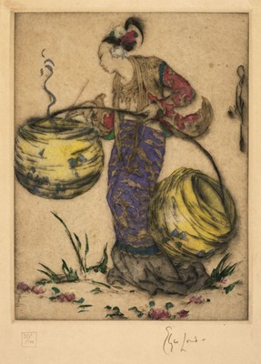 Lot 260 - Lord (Elyse Ashe, 1900-1971). Lighting Lanterns, etching printed in colours, & 2 others