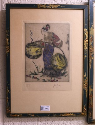 Lot 260 - Lord (Elyse Ashe, 1900-1971). Lighting Lanterns, etching printed in colours, & 2 others