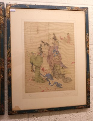 Lot 260 - Lord (Elyse Ashe, 1900-1971). Lighting Lanterns, etching printed in colours, & 2 others