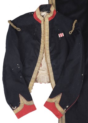 Lot 369 - Indian Mutiny. Victorian mess tunic worn by Lieutenant R.S. Williams-Bulkeley, 9th Lancers