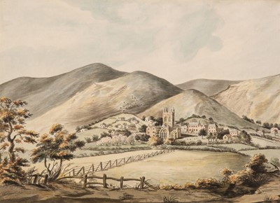 Lot 84 - Turner (JMW, 1775-1851). View of Great Malvern Priory, Worcestershire, watercolour