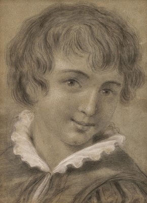 Lot 86 - Charlotte Augusta (Princess of Wales, 1796-1817). Portrait of a young boy