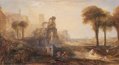Lot 117 - Turner (Joseph Mallord William (1775-1851, after). Caligula's Palace and Bridge, mid 19th century