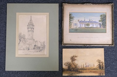 Lot 92 - Jones (Calvert, of Swansea, 1804-1877). Fishing Boat being, pencil and white chalk, and others