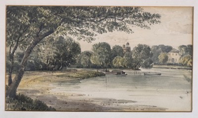 Lot 92 - Jones (Calvert, of Swansea, 1804-1877). Fishing Boat being, pencil and white chalk, and others