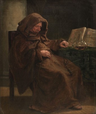 Lot 133 - Moore (Henry, 1831-95). The Contented Friar, 1856