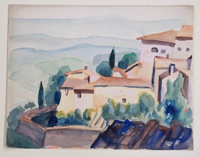 Lot 192 - Gurschner (Herbert, 1901-1975). St Gimignano, circa 1925