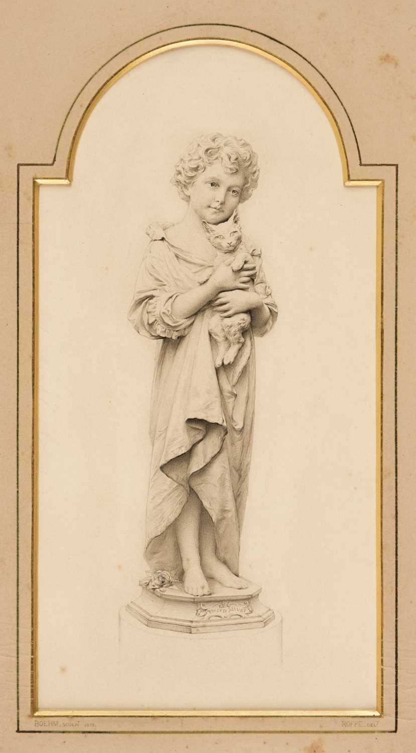 Lot 216 - Roffe (Felix Robert, 1814-1887). Princess Maude, (after Sir Joseph Edge Boehm), 1875
