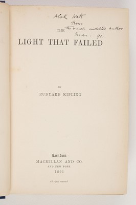 Lot 769 - Kipling (Rudyard). Plain Tales from the Hills, 3rd edition, 1890