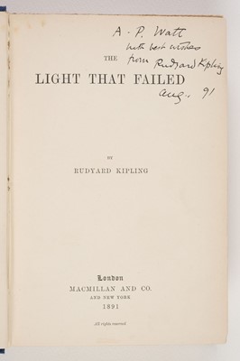 Lot 769 - Kipling (Rudyard). Plain Tales from the Hills, 3rd edition, 1890