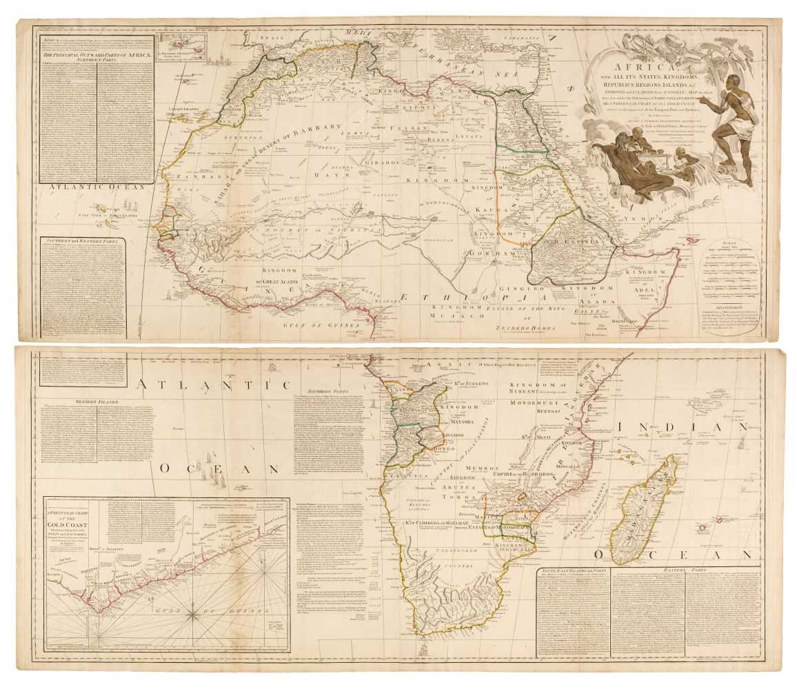 Lot 70 - Africa. Laurie (Robert & Whittle James), Africa with all its States..., 1800