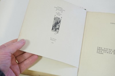 Lot 821 - Wilde (Oscar). A House of Pomegranates, 1st edition, 1891
