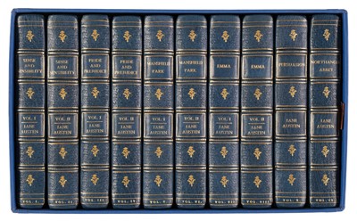 Lot 502 - Austen (Jane). Novels, edited by R.B. Johnson, 10 volumes, 1898